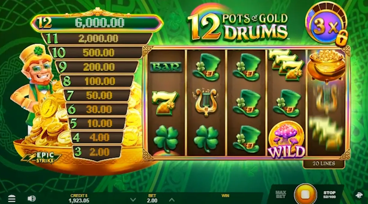 12 Pots of Gold Drums demo